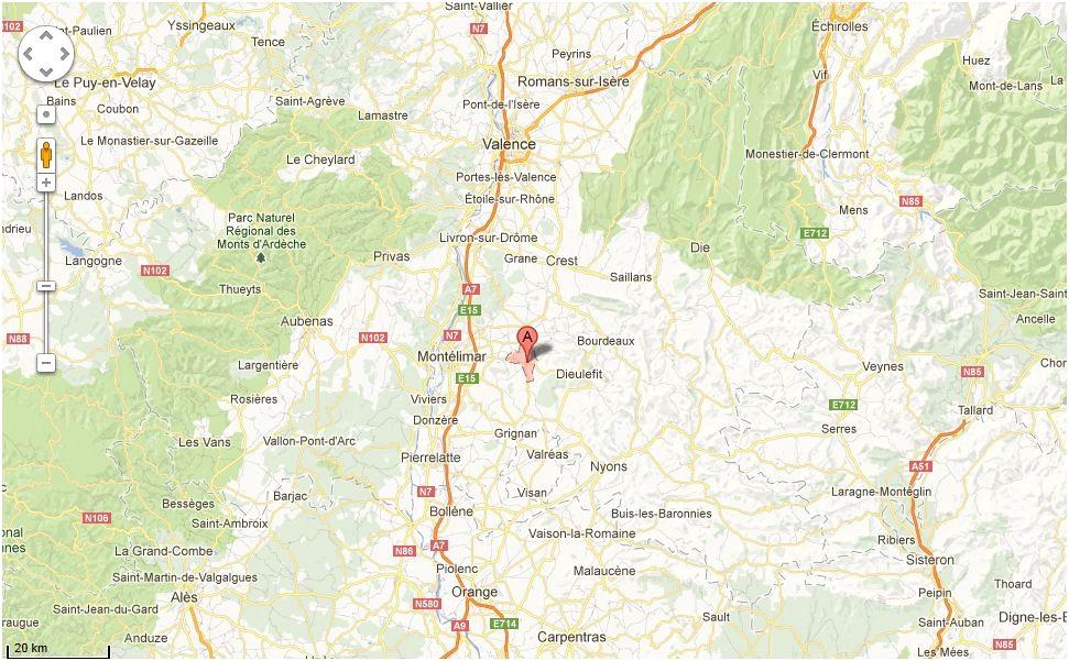 Localisation & plan A 23 Km de Grignan A 55 Km de Valence A 20 Km