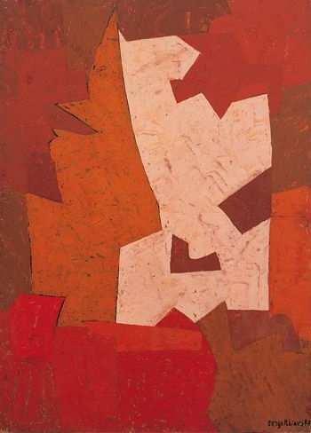 SERGE POLIAKOFF (1900-1969) Serge Poliakoff (né à Moscou) est un peintre français d'origine russe appartenant à la