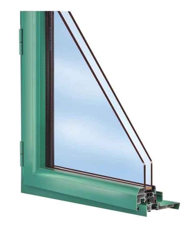 La fenêtre aluminium Fabriquée à partir de profilés aluminium isolants, acoustiques qui lui confèrent des performances C.S.T.B.