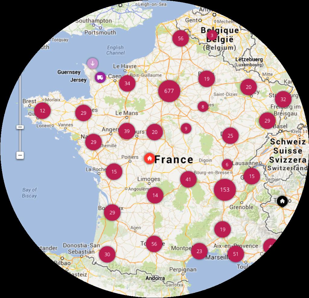 Cartéofis Une cartographie interactive pour appréhender la réalité locale des industries de santé Un outil pour : Percevoir l