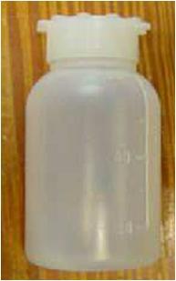 Flacon en polyéthylène 100 ml avec bouchon vissé et topette (alcalinité totale) (12) CDOM («Coloured Dissolved