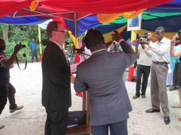 Ambassade du Royaume de Belgique en RD Congo, - Représentant de l UNESCO en RD Congo, - Responsables des Institutions membres du Consortium Congo 2010, - Directeur Général de l ERAIFT, -