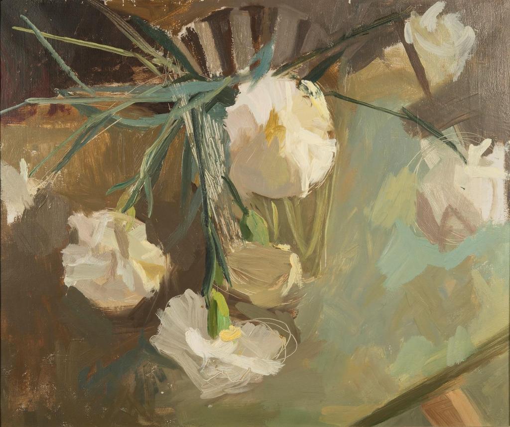 Nature morte aux œillets blancs, non daté (œuvre de jeunesse) Huile sur toile, 46 x 55 cm Musée