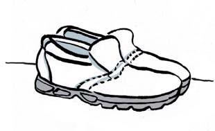 .. Choisir des chaussures confortables et adaptées à l activité Plates ou à talon inférieur à 4 cm