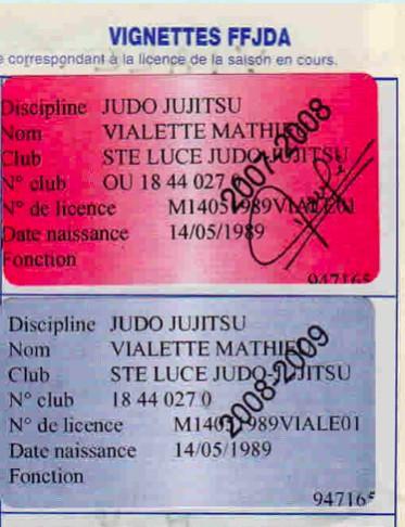 licence unique) Exemple : Léa LE CLAIR née le 14 avril 2001 F14042001LE*CL01 Le certificat médical Le certificat médical mentionnant l'absence de contre-indication à la pratique du Judo, Jujitsu, en