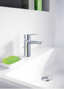 Salle de bains/douche Mitigeur lavabo GROHE - Mitigeur lavabo Bauloop Respect de la norme ACS France Doté d un levier de
