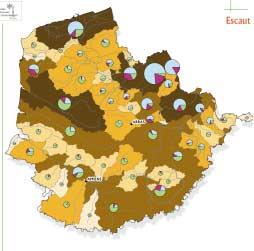 eau. Principales zones de consommation à l étiage (Garonne) Masses d eau fortement modifiées et artificielles Avec l état des lieux, ont été caractérisées les masses d eau susceptibles d être