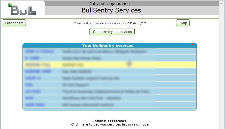 Essayer l'url de l'intranet Bull (ou en internet pour un accès de l'extérieur http://teleportail.bull.