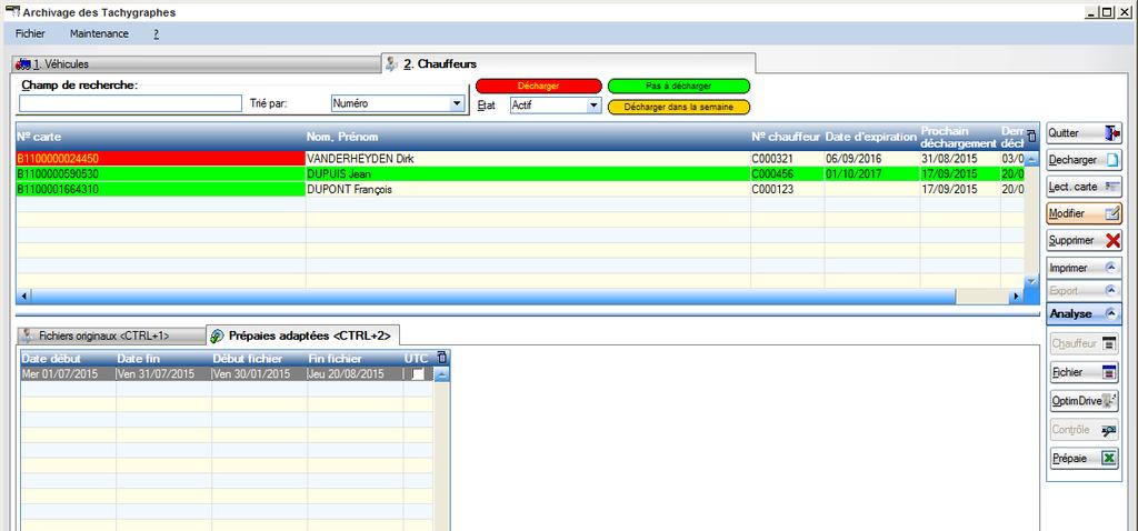 . Module «Prépaie» pour la préparation des salaires Le module «Prépaie» sert à générer des fichiers «Excel» avec les prestations des chauffeurs en vue de la préparation des salaires.