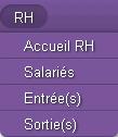 Module RH > Accueil RH Le module RH vous permet de gérer les entrées et sortie de salariés et vous donne des informations