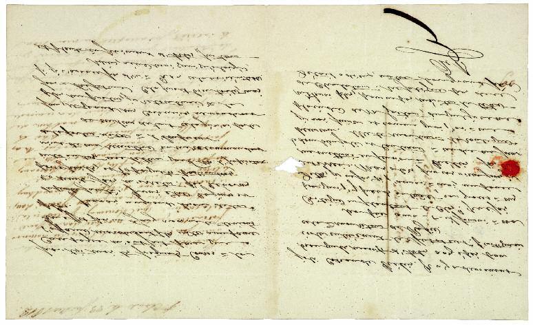 327. stendhal. lettre autographe à son beau-frère françois Périer-laGranGe, signée De B., datée S t Cloud le 23 juillet 1812.