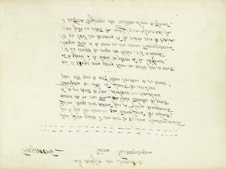 361. ViGny (alfred de). la maison du berger. Poëme philosophique. POème autographe signé, daté 1844.