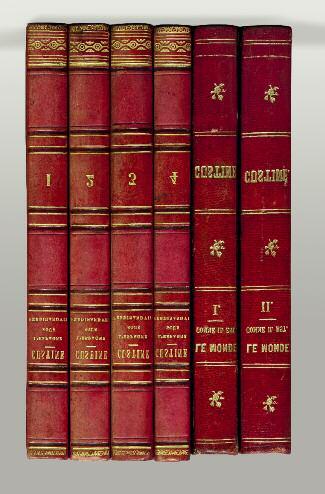 157 158 157. CUstine (Marquis Astolphe de). L espagne sous ferdinand Vii. Paris, Ladvocat, 1838. 4 volumes in-8, demi-veau rose, dos orné, tranches mouchetées (Reliure de l'époque).