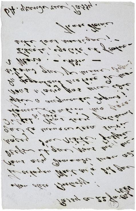 200 200. Heine (Henri). Lettre AUtoGrAPHe signée à HeCtor BerLioZ, datée Passy ce 22 Juillet 1848. une page in-8 (210 x 135 mm), sous chemise demi-maroquin noir moderne.