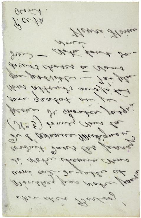 201 201. Heine (Henri). Lettre AUtoGrAPHe signée à HeCtor BerLioZ, datée P[aris] ce 14 août, une page in-8 (214 x 137 mm), au crayon, sous chemise demi-maroquin noir moderne.