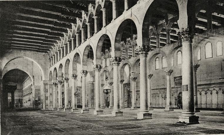 Damas - Mosquée des Omeyyades, Intérieur du Sanctuaire,