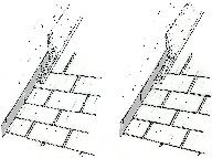 Fascicule technique 4.3 Les rives latérales en pénétration Nous ne traitons ici que des rives en pénétration contre un mur en maçonnerie de moellons ou en pierre de taille. 4.3.1 Rive avec solin en mortier C est la méthode la plus simple.