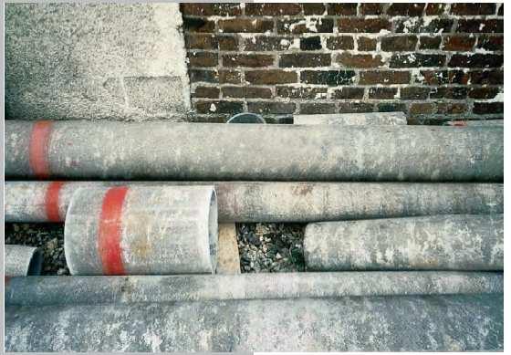 4) L'amiante incrpré dans des prduits en ciment