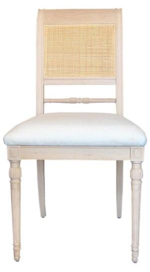 CHAISES STYLE DIRECTOIRE & MODERNE 5272 - CHAISE DIRECTOIRE CANNÉE Largeur assise : 47