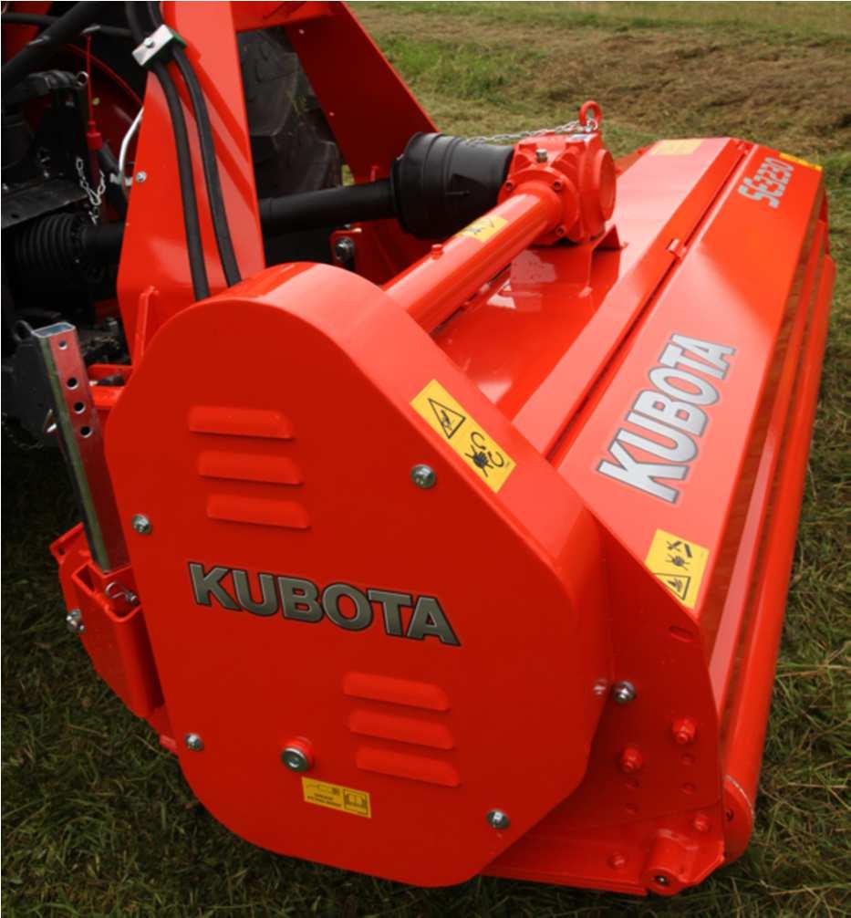 Kubota Transmission SE3000 Puissance admissible au boiter de 80 cv Entraînement Prise de force 540 tr/min 5 courroies en V pour une