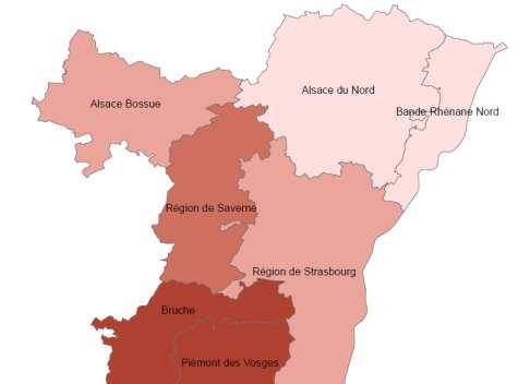 Evolution de l artificialisation Alsace Bas-Rhin