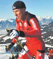 A Davos, sur un tracé avec un dénivelé de 2162 mètres, le Bagnard a une nouvelle fois imposé sa loi. Son coéquipier Martin Anthamatten, déjà second à Gryon, monte encore sur la 2e marche du podium.