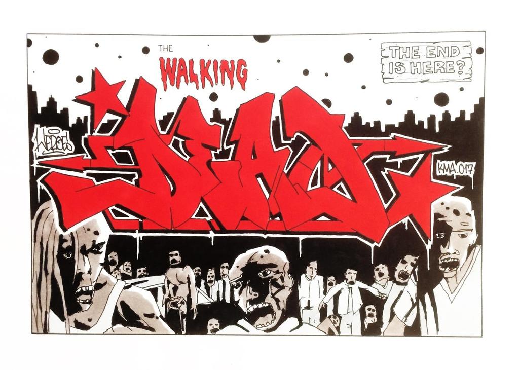 12. Hero Walking Dead Walkers 33x23 cm