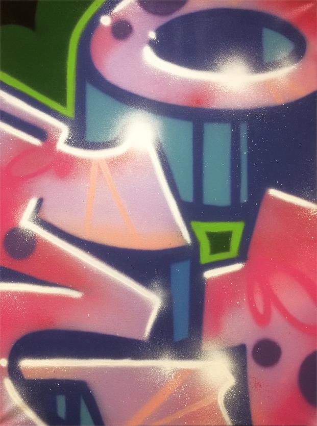 17. Hero Close up I Graffiti Bombe de