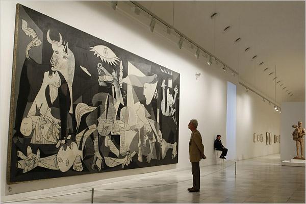 Guernica a été peint par Picasso en 1937. Le tableau est une peinture à l huile.