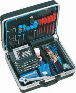 Compositions d outils Composition d outils pour l électricien, n o 1090, valise de 90 outils Modèle : la composition d outils parfaite pour l électricien et le gardien de bâtiment.