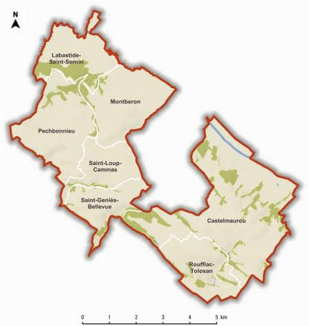 Superficie : 48 km² Données de cadrage Sources : CD31, Préfecture 31 Cartographie : Conseil Départemental de la Haute-Garonne DDET septembre 2016 Population Taux de croissance démographique annuel