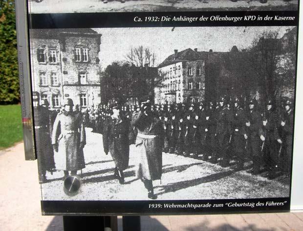 Des panneaux explicatifs évoquent l installation de la Wehrmacht à la fin du XIXe siècle, la captivité et la mort de prisonniers russes pendant la seconde