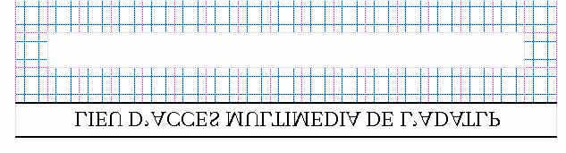 Le sous-titre Créer un cadre texte en cliquant sur l icône Cliquez-glissez verticalement du 3 trait rouge horizontal au 4 (le premier est la marge supérieure et le 2 est sous le cadre précédent).
