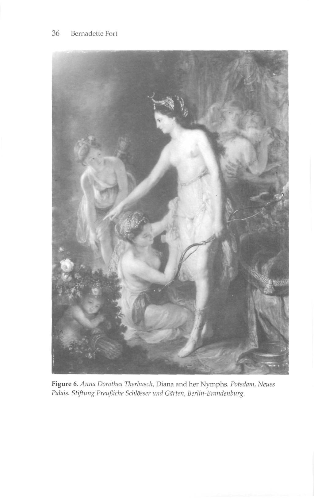 Figure 6. Anna Dorothea Therbusch, Diana and her Nymphs.