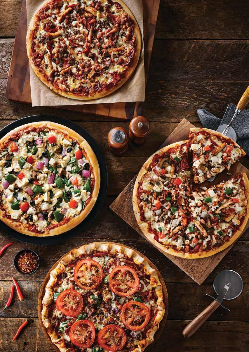 Nos pizzas sont préparées avec ce qu il y a de meilleur.