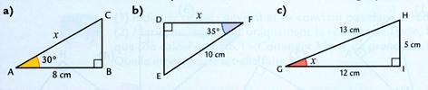 1 Cosinus 1.1 Rappel de quatrième Définition : Dans un triangle rectangle, le cosinus d un angle aigu est égal au rapport : 1.