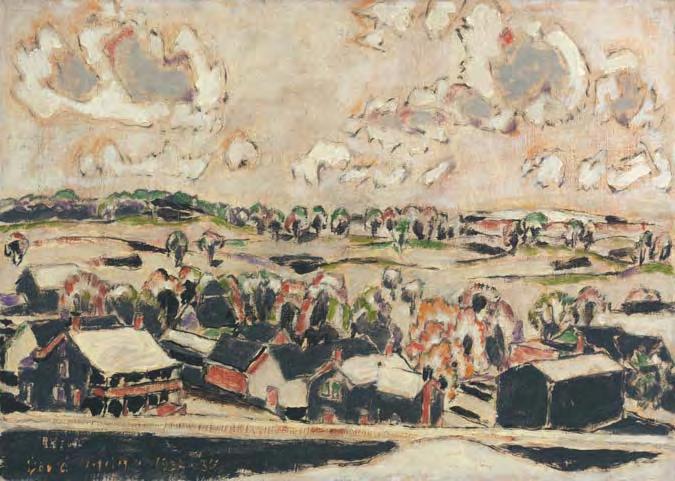 DAVID BROWN MILNE Afternoon Sky oil on canvas, signed and dated 1932