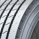 Interlocking multi-sipes improve traction in wet conditions and increase stability.