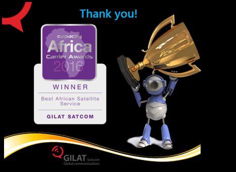 2. GILAT SATCOM Depuis 1992, GILAT SATCOM est un fournisseur de solutions de communication qui offre des solutions de connectivité Internet par satellite et fibre optique en Afrique, en Asie et au