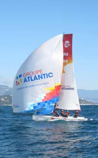 Bateau Longtze Arts et Métiers Groupe Atlantic : Primo Cup Monaco : 6 e Massilia cup marseille : 5 e Spi