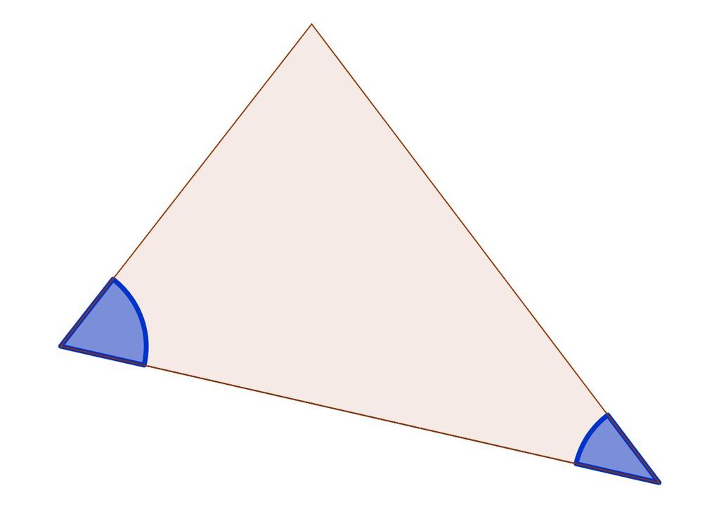 triangle vaut 180 C 80 60 A Donc + + =180 + =180 =180- Donc = 5.2A