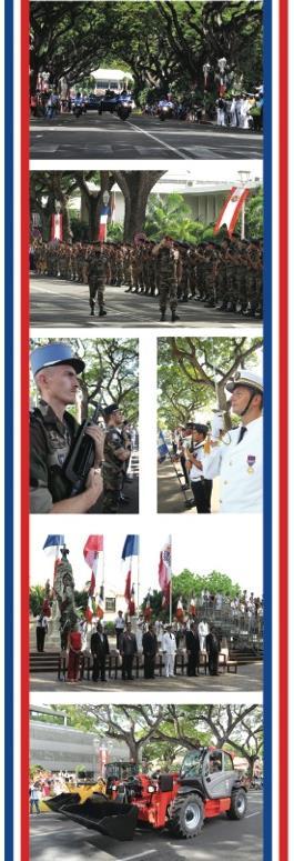 CÉRÉMONIE La commémoration de la Fête Nationale du 14 juillet 2017 à Papeete a été présidée par M.