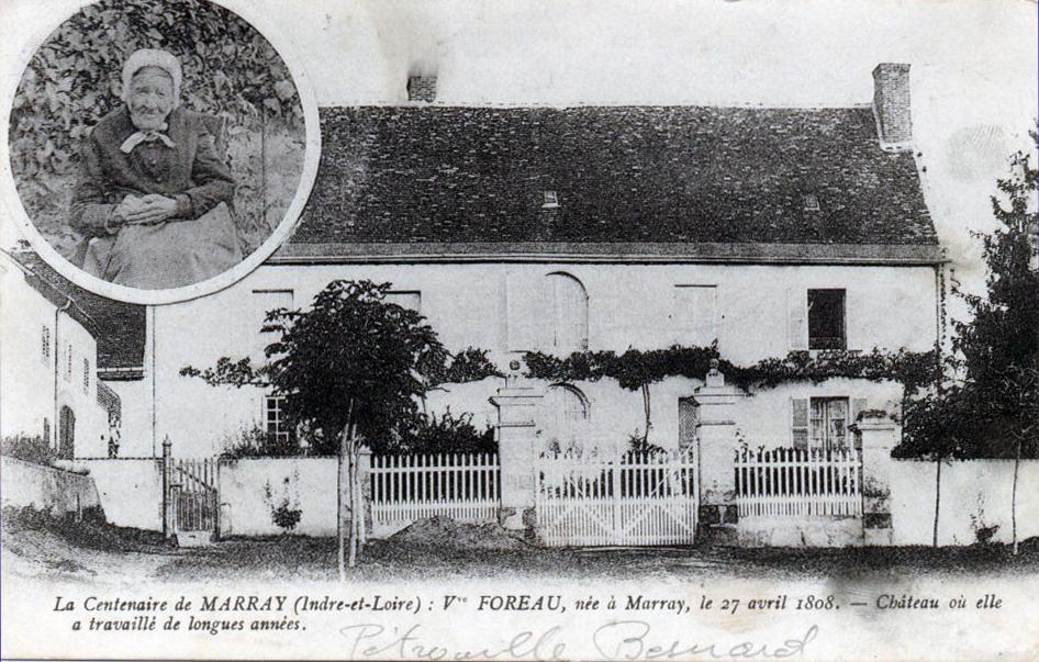 Recensements de la population AD 37 Commune de Marray 1866 6NUM5/149/007 - vue 3/27 Le «Château de Marray» Il existe sur la commune de Marray, le «Château de la Roche» représenté sur de nombreuses