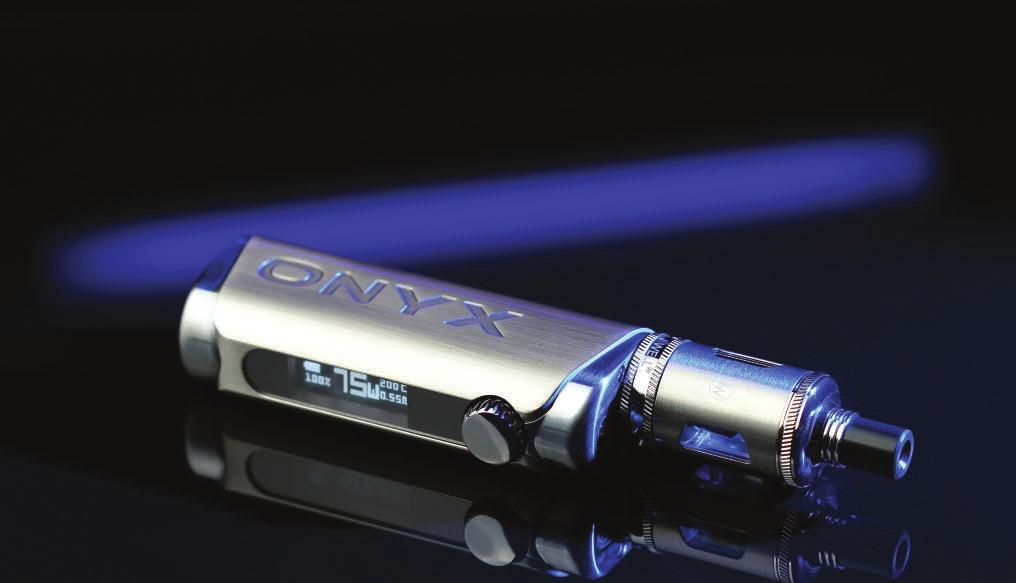 ONYX 75 75W DE PUISSANCE Onyx fait partie du futur de la vape! Cette box intelligente délivre 75w et vous propose deux modes de gestion de la température.