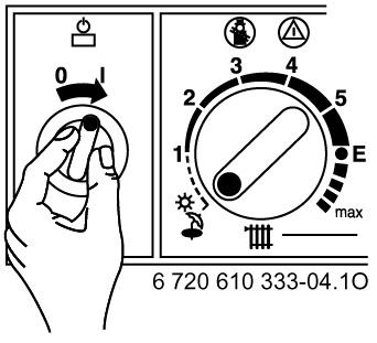 9.1 Avant la mise en service Avertissement: remplir la chaudière avant de la mettre en service.