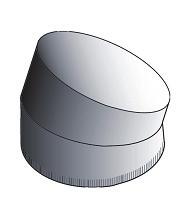 aluminium à effet miroir gaine coudée ajustable de 0 à 45 Idéal pour ajuster le cheminement des