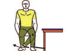 tendus (position de patinage) Câble attaché à la cheville tirer de côté