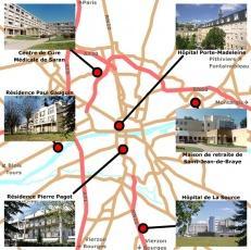 Le Centre Hospitalier Régional d Orléans 4 EHPAD 6 sites 2 Hôpitaux Volume