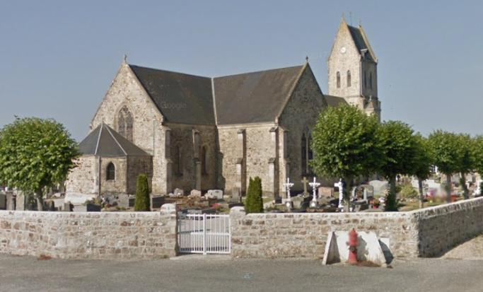 Achevée en 1823, elle est bénite le 21 octobre de cette même année. Elle est ouverte à titre de dépendance de l église paroissiale de Saint-Georges (paroisse de Néhou).