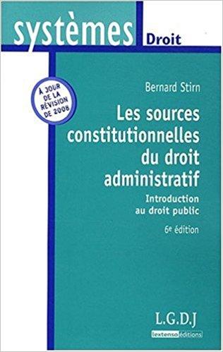 Les sources constitutionnelles du droit administratif : Introduction au  droit public PDF - Télécharger, Lire - PDF Téléchargement Gratuit